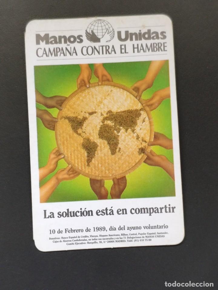 Collectables Calendars: VCK 1781 Calendario bolsillo - A&Ntilde;O 1989 - MANOS UNIDAS - CASTELLANO