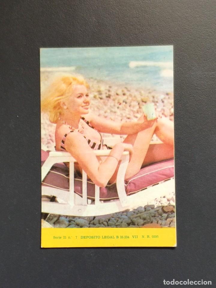 Coleccionismo calendarios: VCK 1847 Calendario bolsillo - A&Ntilde;O 1966 - MUJER CHICA - CERVECER&Iacute;A BAVIERA CARTAGENA FALD&Oacute;N AMARILLO