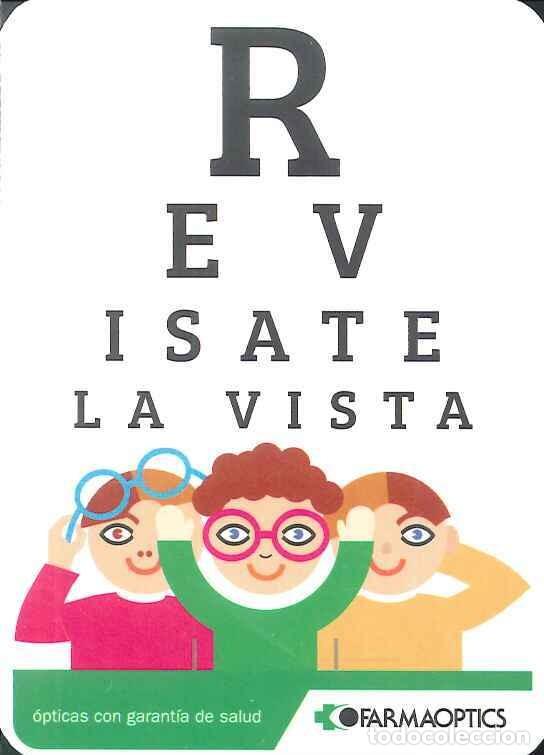 Colecionismo Calend&aacute;rios: CALENDARIO PUBLICIDAD FARMAOPTICS - OPTICA DE FERNANDO (AVILA) - A&Ntilde;O 2016