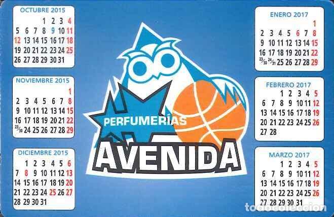 Colecionismo Calend&aacute;rios: CALENDARIO PUBLICIDAD PERFUMERIAS AVENIDA - A&Ntilde;O 2016