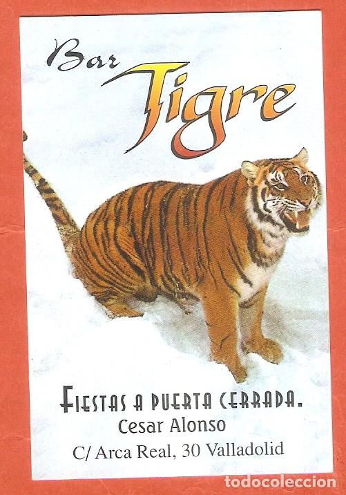 Coleccionismo Calendarios: CALENDARIOS DE BOLSILLO A&Ntilde;O 1997 FAUNA / ANIMALES - TIGRE - PUBLICIDAD: BAR DE VALLADOLID
