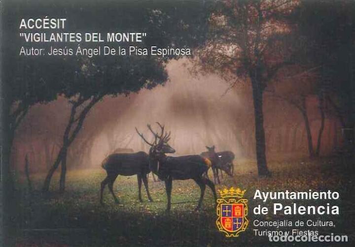 Colecionismo Calend&aacute;rios: CALENDARIO PUBLICIDAD AYUNTAMIENTO DE PALENCIA - ACCESIT VIGILANTES DEL MONTE - A&Ntilde;O 2018