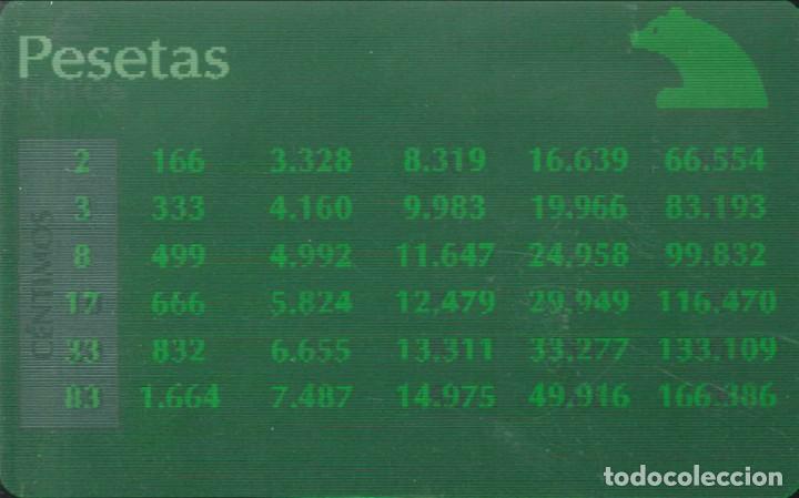 Collezionismo Calendari: CALENDARIO PUBLICIDAD CAJA/BANCO - CAJA MADRID - CONVERTIDOR EUROS/PESETAS - A&Ntilde;O 2002