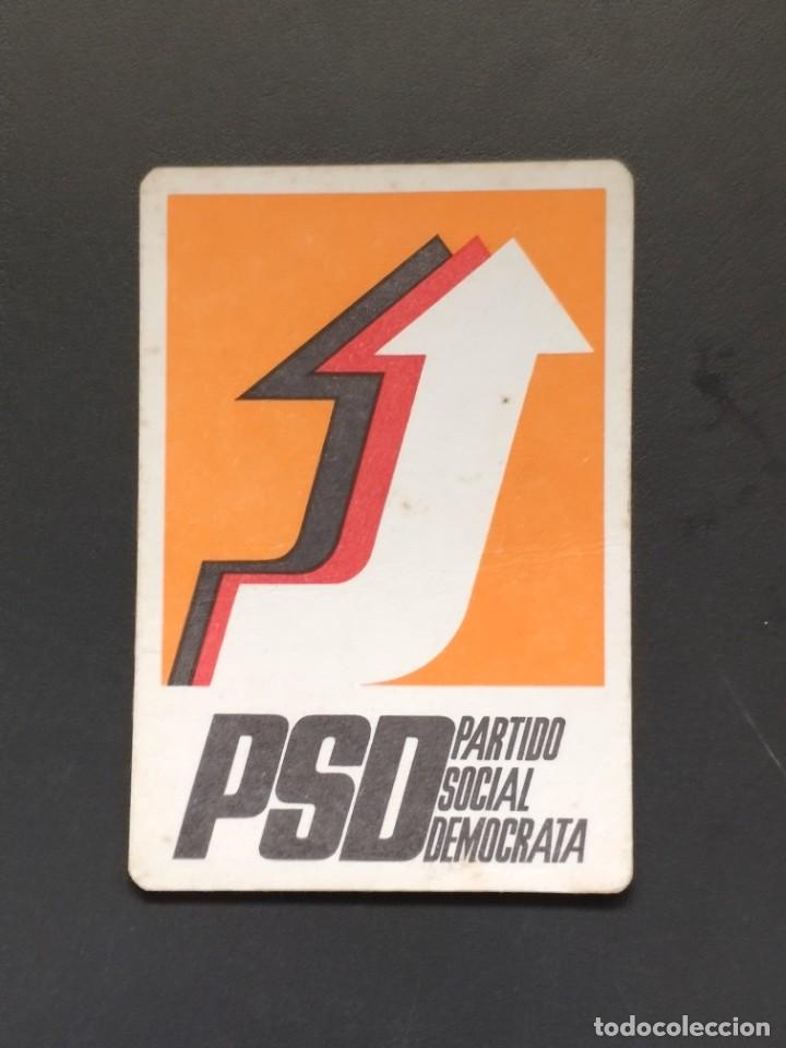 Colecionismo Calend&aacute;rios: VCK 2134 - Calendario bolsillo portugu&eacute;s - A&Ntilde;O 1980 - PSD PARTIDO SOCIAL DEM&Oacute;CRATA - POL&Iacute;TICO
