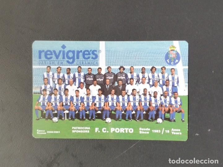 Coleccionismo calendarios: VCK 2141 - Calendario bolsillo - A&Ntilde;O 2001 - FUTBOL PLANTILLA OPORTO F.C. PORTO - REVIGR&Eacute;S