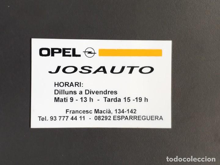 Coleccionismo calendarios: VCK 2205 - CALENDARIO BOLSILLO - A&Ntilde;O 2001 - OPEL - JOSAUTO ESPARRAGUERA