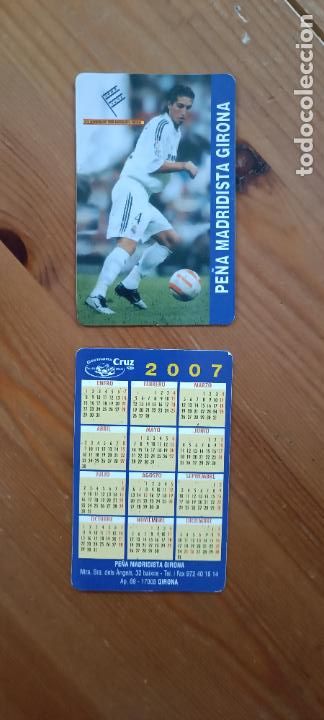 Coleccionismo Calendarios: CALENDARIO DE BOLSILLO REAL MADRID - SERGIO RAMOS - PE&Ntilde;A MADRIDISTA GIRONA A&Ntilde;O 2007