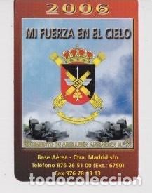 Collezionismo Calendari: CALENDARIO DE A&Ntilde;O 2006 DE CASA MI FUERZA EN EL CIELO BASE A&Eacute;REA MADRID EN ESPA&Ntilde;OL