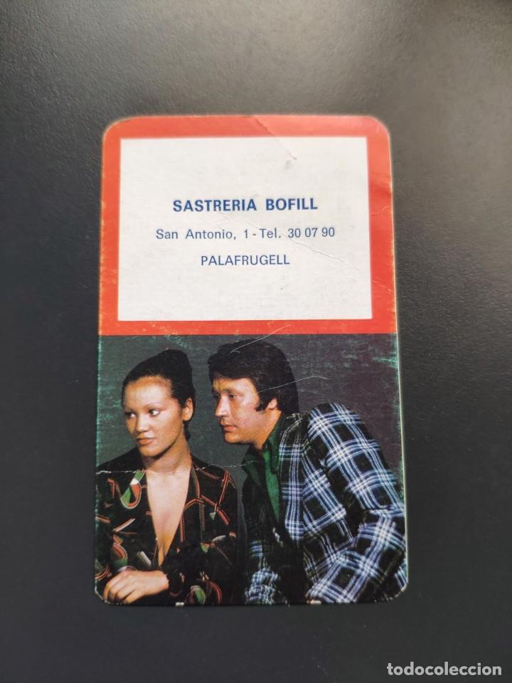 Coleccionismo calendarios: VCK 2296 - Calendario bolsillo - A&ntilde;o 1973 - SASTRER&Iacute;A BOFILL - PALAFRUGELL - CHICA MUJER