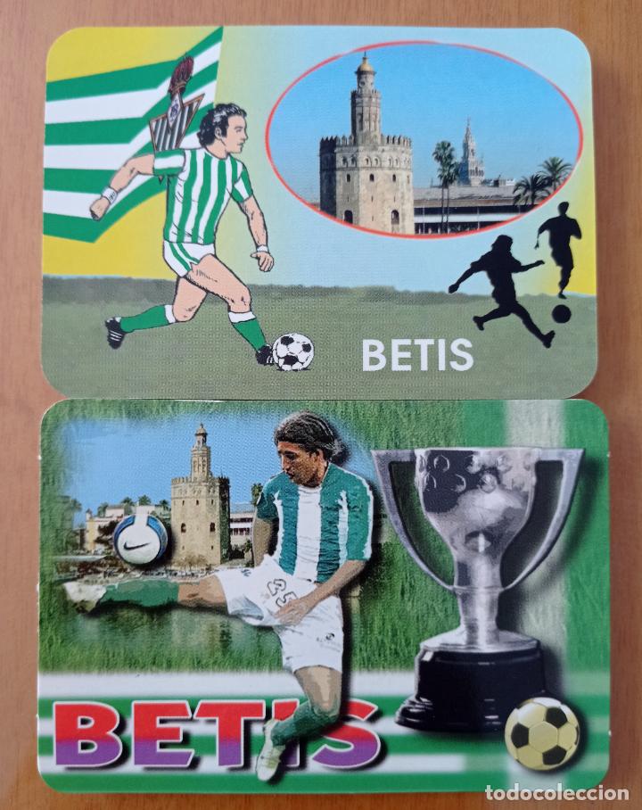 Sammeln von Kalendern: DOS CALENDARIOS EQUIPOS. REAL BETIS. SERIE L - 296 / EDIJAR 153. A&Ntilde;O 2008.