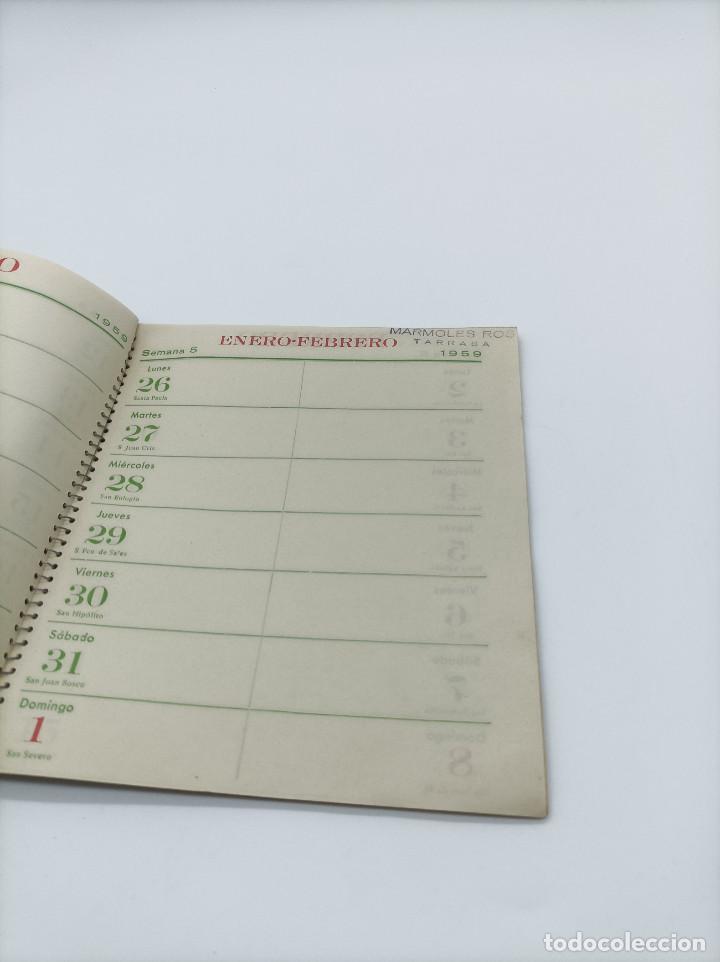 Coleccionismo calendarios: ALMANAQUE POPULAR 1959 - Foto 3