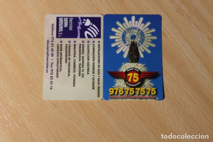 Coleccionismo Calendarios: CALENDARIO DE BOLSILLO. COOPERATIVA RADIO TAXI DE ZARAGOZA. A&Ntilde;O 2022. VIRGEN DEL PILAR.