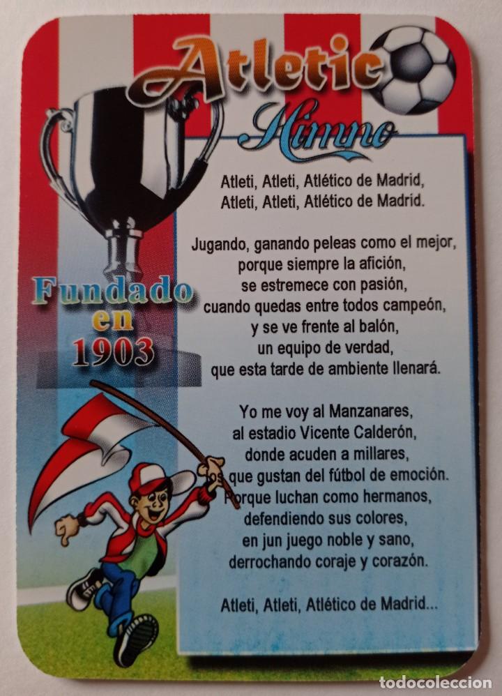 Sammeln von Kalendern: CALENDARIO TEMA EQUIPOS DE F&Uacute;TBOL. ATL&Eacute;TICO DE MADRID. SERIE EDIJAR 155. A&Ntilde;O 2010.