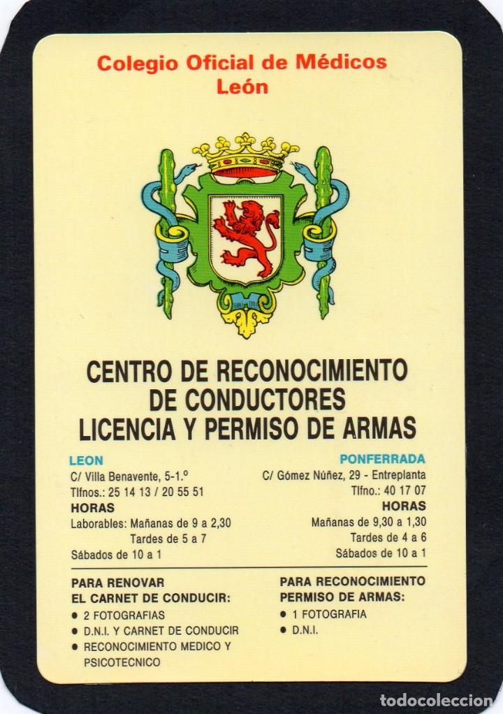 Sammeln von Kalendern: Calendario de Publicidad 1991 - COLEGIO OFICIAL DE M&Eacute;DICOS LE&Oacute;N