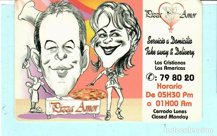Sammeln von Kalendern: CALENDARIO DE A&Ntilde;O 1999 EN PUBLICIDAD DE PIZZA AMOR EN ESPA&Ntilde;OL