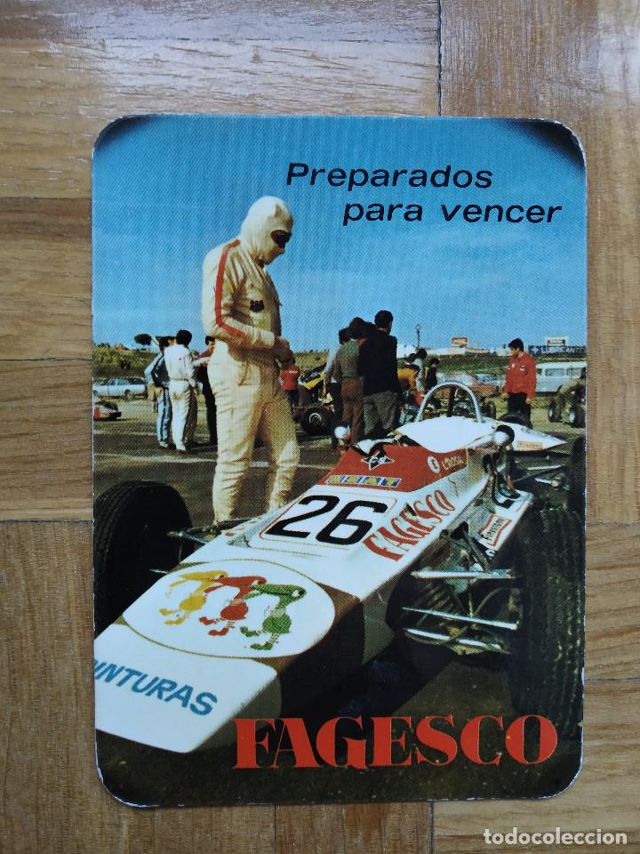 Coleccionismo calendarios: CALENDARIO PUBLICITARIO FAGESCO SEAT PILOTO COCHE A&Ntilde;O 1973 VER FOTOS