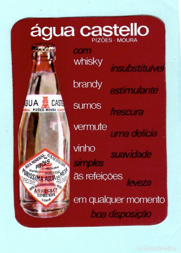 Sammeln von Kalendern: CALENDARIO DE A&Ntilde;O 1983 EN PUBLICIDAD DE AGUA CASTELLO DE PIZ&Oacute;ES MOURA EN EXTRANJERO