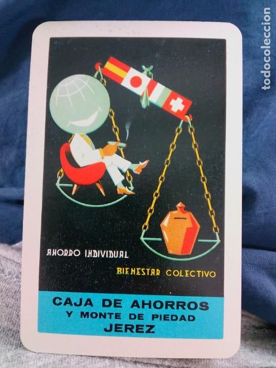 Coleccionismo calendarios: Calendario fournier caja de ahorros jerez 1962