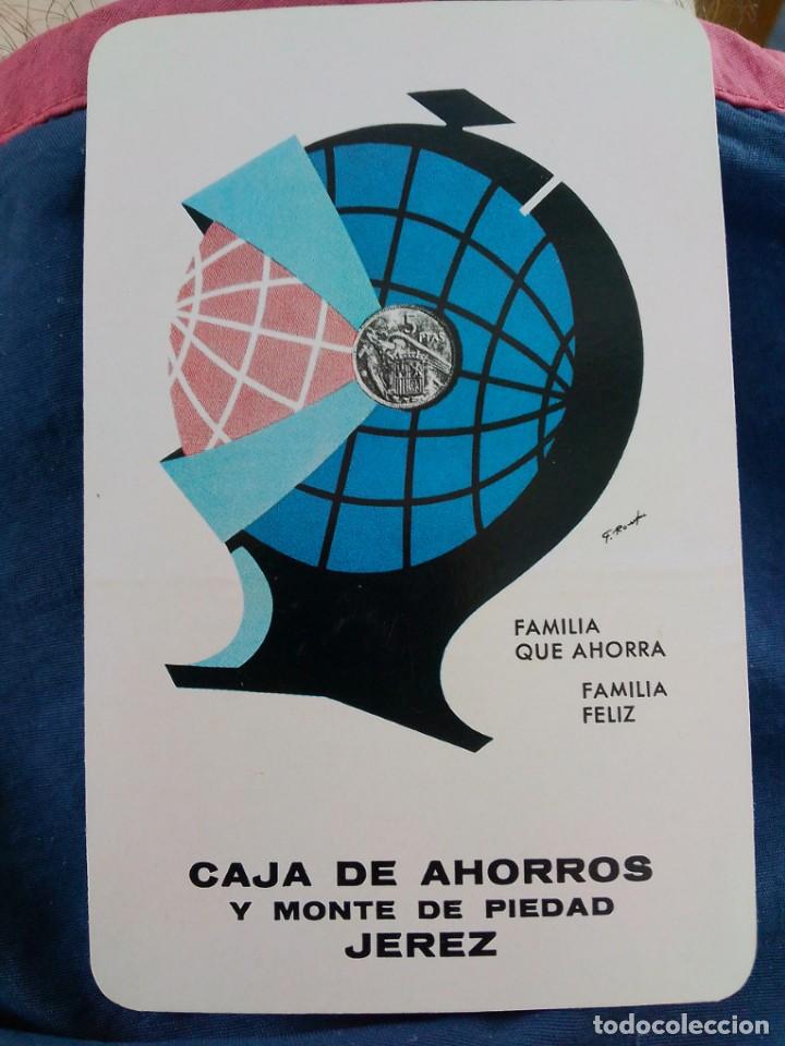 Coleccionismo calendarios: Calendario fournier caja ahorros jerez 1966