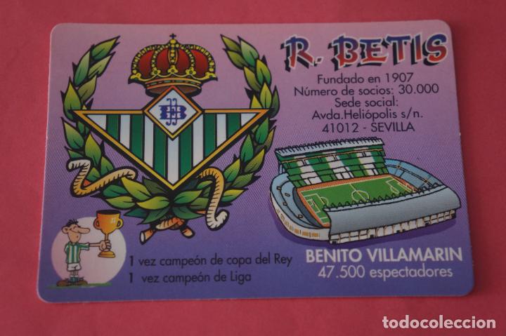 Collezionismo Calendari: CALENDARIO DE BOLSILLO FUTBOL REAL BETIS BALOMPIE A&Ntilde;O 1999 LOTE 16 MIRAR FOTOS