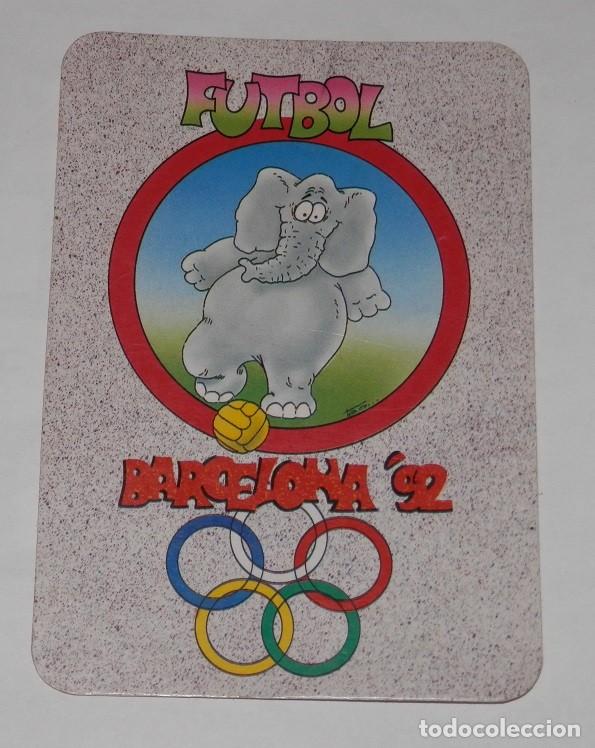Coleccionismo calendarios: UN CALENDARIO DE BOLSILLO-FUTBOL BARCELONA'92-A&Ntilde;O 1992