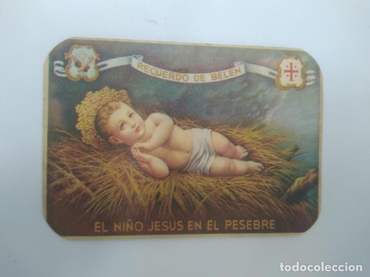 Coleccionismo calendarios: Antiguo calendario bolsillo El Ni&ntilde;o Jesus en el Pesebre PP franciscanos a&ntilde;o 1970