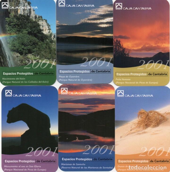 Collezionismo Calendari: Calendario de Publicidad 2001 - CAJA CANTABRIA (SERIE COMPLETA)