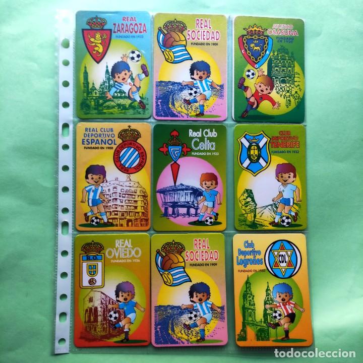 Coleccionismo Calendarios: CALENDARIO FUTBOL SERIE COMPLETA 12 UNIDADES 1996 . MC. CON FUNDA . B6
