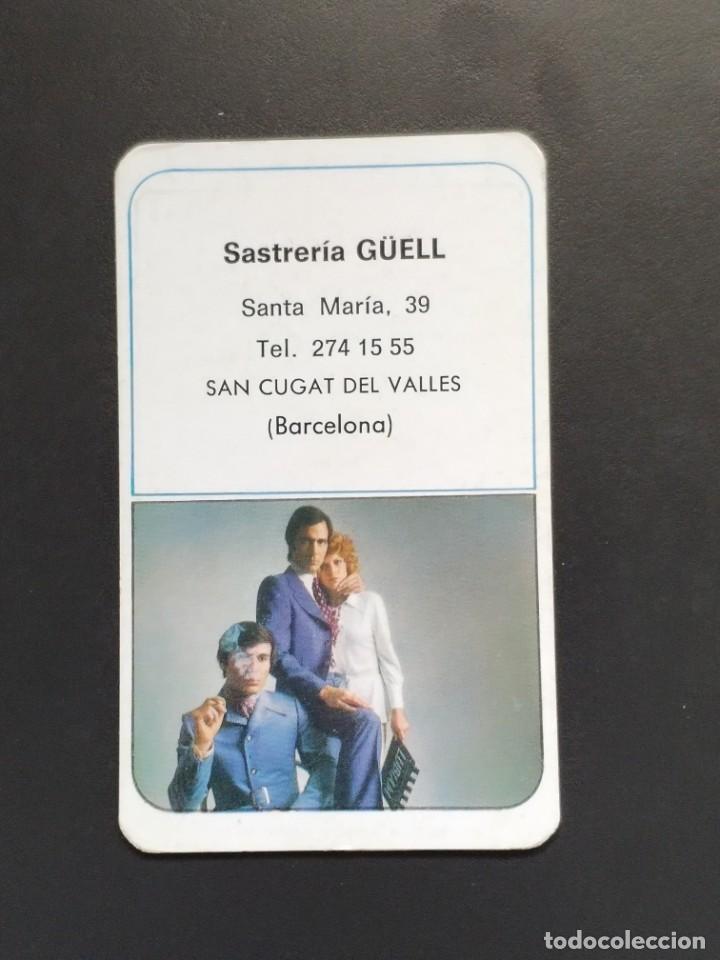 Colecionismo Calend&aacute;rios: VCK 2411 Calendario bolsillo - A&Ntilde;O 1972 - SASTRER&Iacute;A G&Uuml;ELL - SAN CUGAT DEL VALL&Eacute;S - BARCELONA