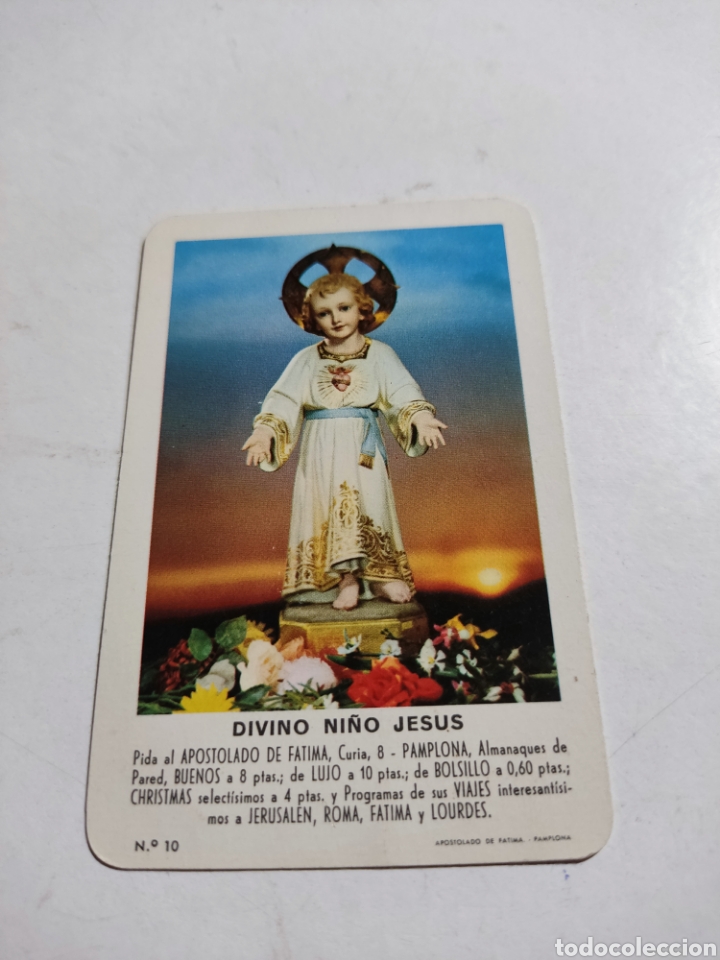 Coleccionismo calendarios: Calendario Fournier divino ni&ntilde;o Jes&uacute;s 1963