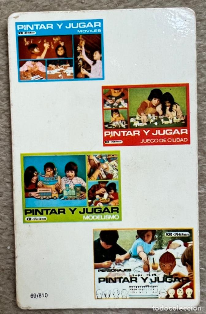 Coleccionismo Calendarios: Calendario Pelikan A&ntilde;o 1975 - Juegos educativos para pintar y jugar