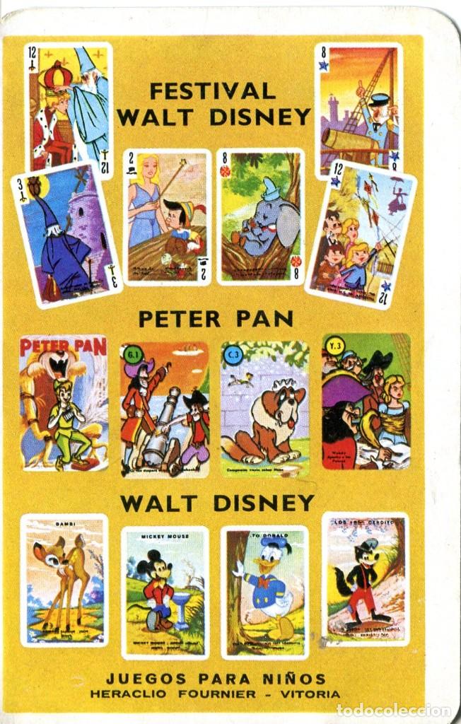 Coleccionismo Calendarios: CALENDARIO FOURNIER - FERTIVAL WALT DISNEY- PETER PAN- WALT DISNEY - JUEGOS PARA NI&Ntilde;OS- 1969