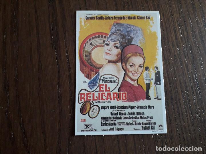 Coleccionismo Calendarios: calendario de publicidad de cine, El relicario, Carmen Sevilla a&ntilde;o 2004