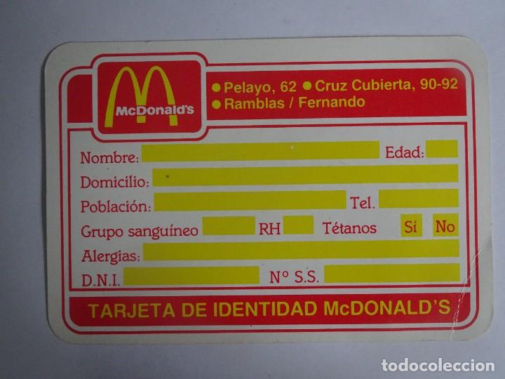 Coleccionismo calendarios: MC DONALD,S BARCELONA, CALENDARIO BOLSILLO, 1984 , VER FOTOS