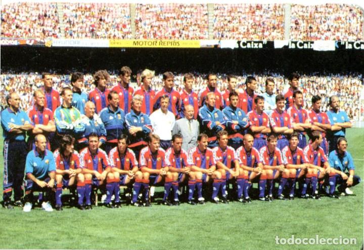 Coleccionismo calendarios: CALENDARIO BOLSILLO FUTBOL CLUB BARCELONA 1996 (EQUIPO 1995-96 - MC 172) NUEVO (FOTO REV.)
