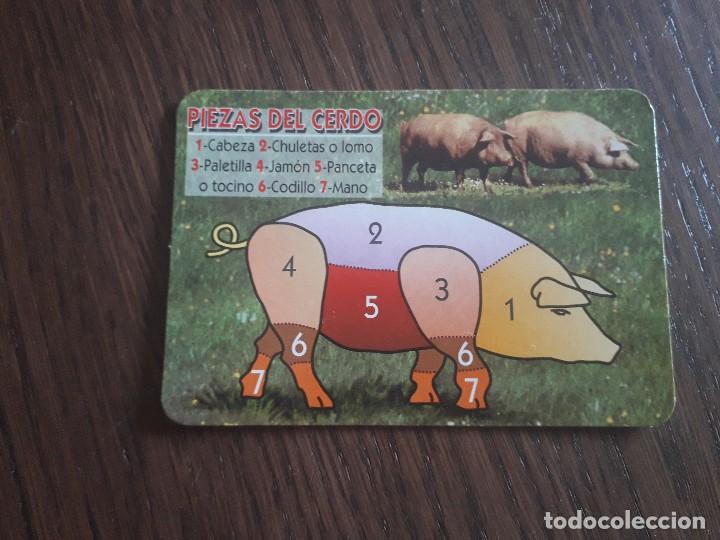 Sammeln von Kalendern: calendario de serie L-285, piezas del cerdo, a&ntilde;o 2004