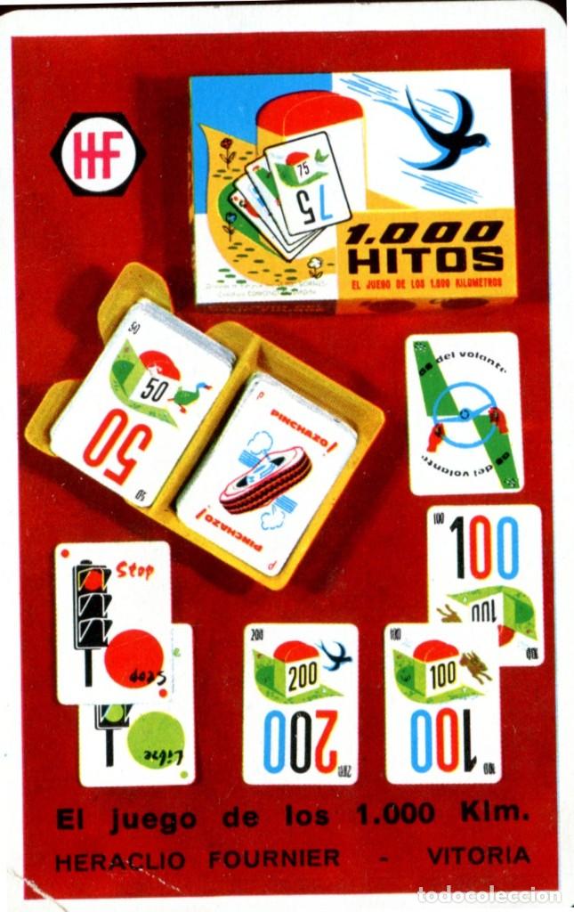 Coleccionismo calendarios: CALENDARIO FOURNIER. 1000 HITOS. 1966