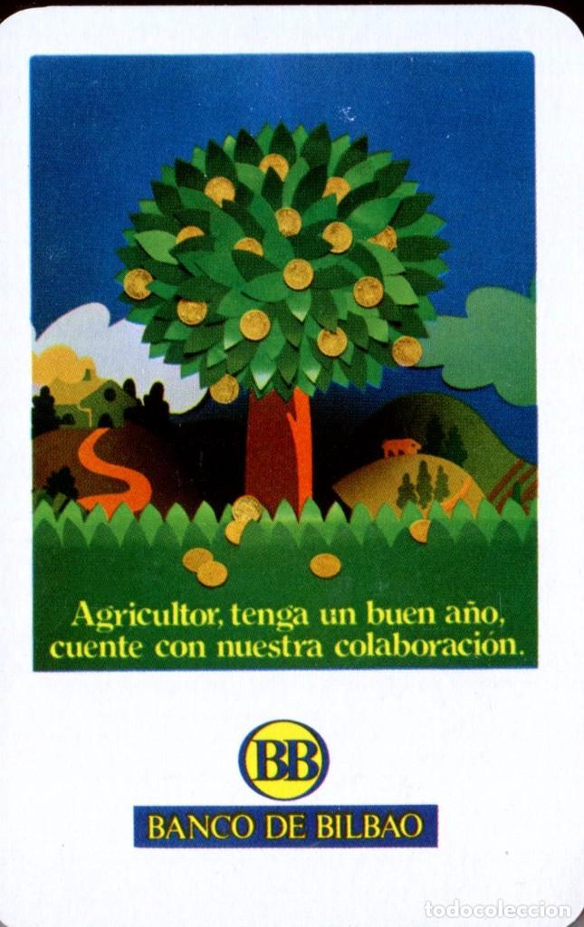Coleccionismo calendarios: CALENDARIO FOURNIER BANCO DE BILBAO A&Ntilde;O 1975 - Agricultor