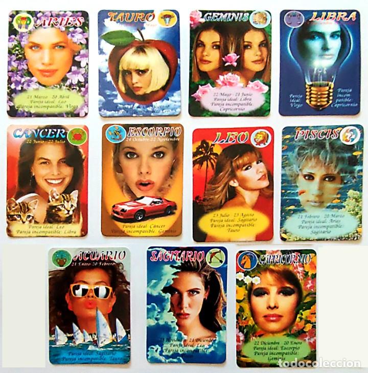 Coleccionismo calendarios: LOTE 11 CALENDARIOS SIGNOS DEL ZODIACO 1997 BUEN ESTADO
