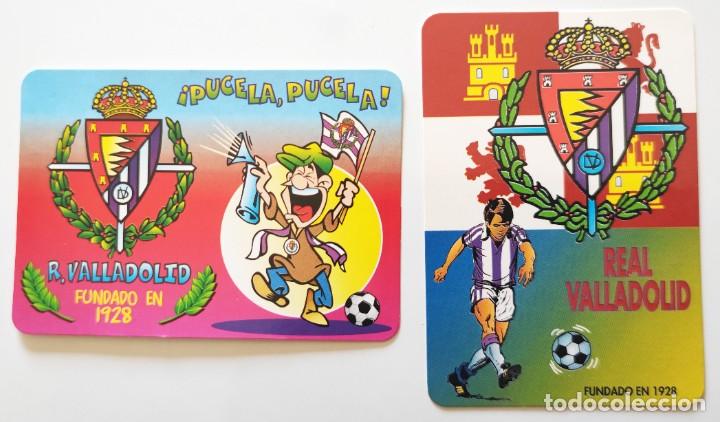 Coleccionismo calendarios: 2 CALENDARIOS BOLSILLO FUTBOL REAL VALLALODID 1997 - 1999 BUEN ESTADO