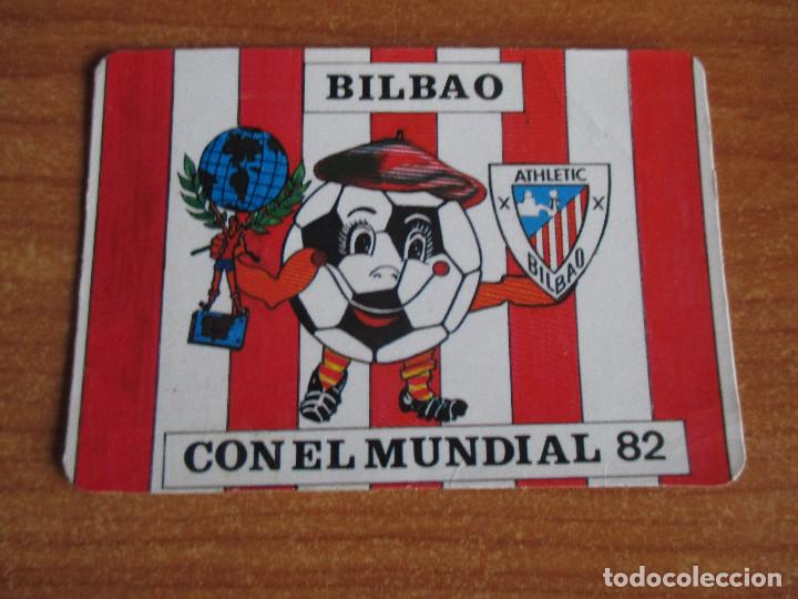 Coleccionismo Calendarios: CALENDARIO FUTBOL ANTIGUO , A&Ntilde;O 1982 , ATHLETIC C. BILBAO MUNDIAL 82 , CONGELADOS NISA , BADAJOZ