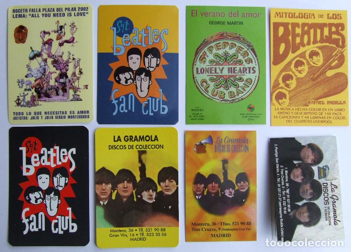 Coleccionismo calendarios: LOTE 8 CALENDARIOS DE BOLSILLO DE LOS BEATLES - Foto 1