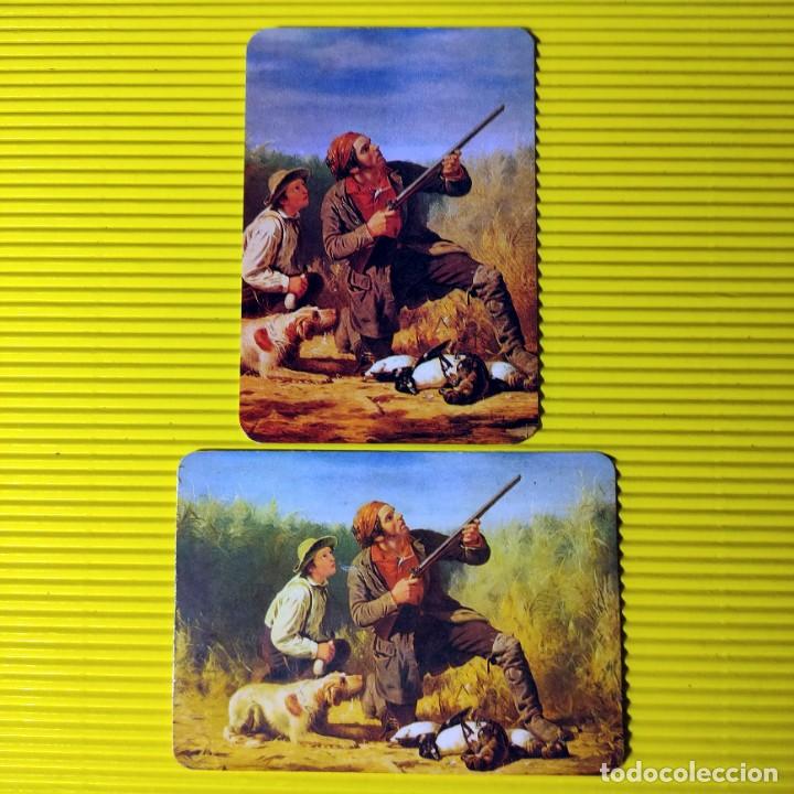 Colecionismo Calend&aacute;rios: CALENDARIOS PINTURA CAZA PERROS . LOTE DE 2 MUY CURIOSOS. 91/93 . B2