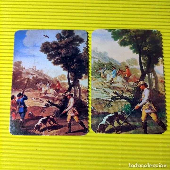Colecionismo Calend&aacute;rios: CALENDARIOS PINTURA CAZA PERROS . LOTE DE 2 MUY CURIOSOS. 90/99 . B2