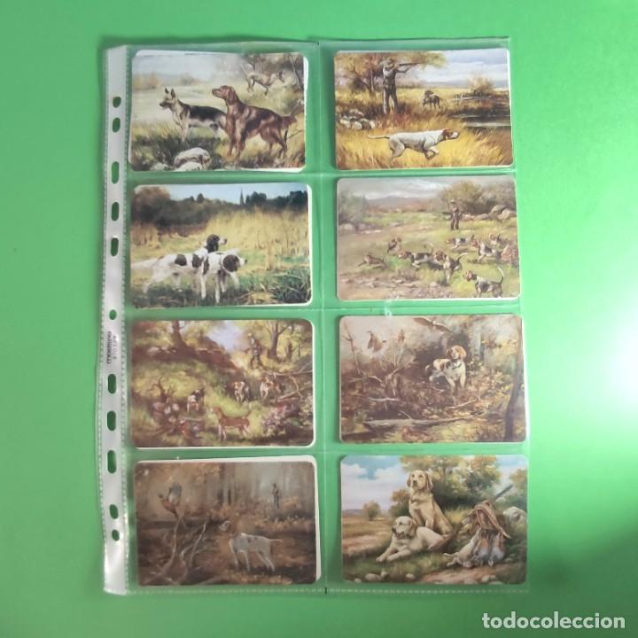 Colecionismo Calend&aacute;rios: CALENDARIOS PINTURA CAZA PERROS . 99 AL 02. LOTE DE 16 + FUNDA . B2