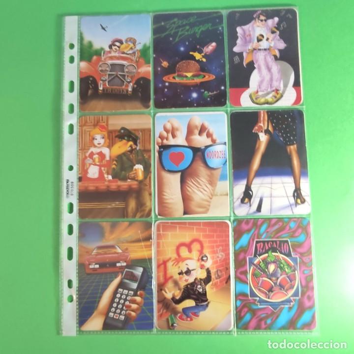 Colecionismo Calend&aacute;rios: CALENDARIOS DIBUJOS ILUSTRACIONES . LOTE DE 18 UNIDADES . 90 AL 02 + FUNDA . B2