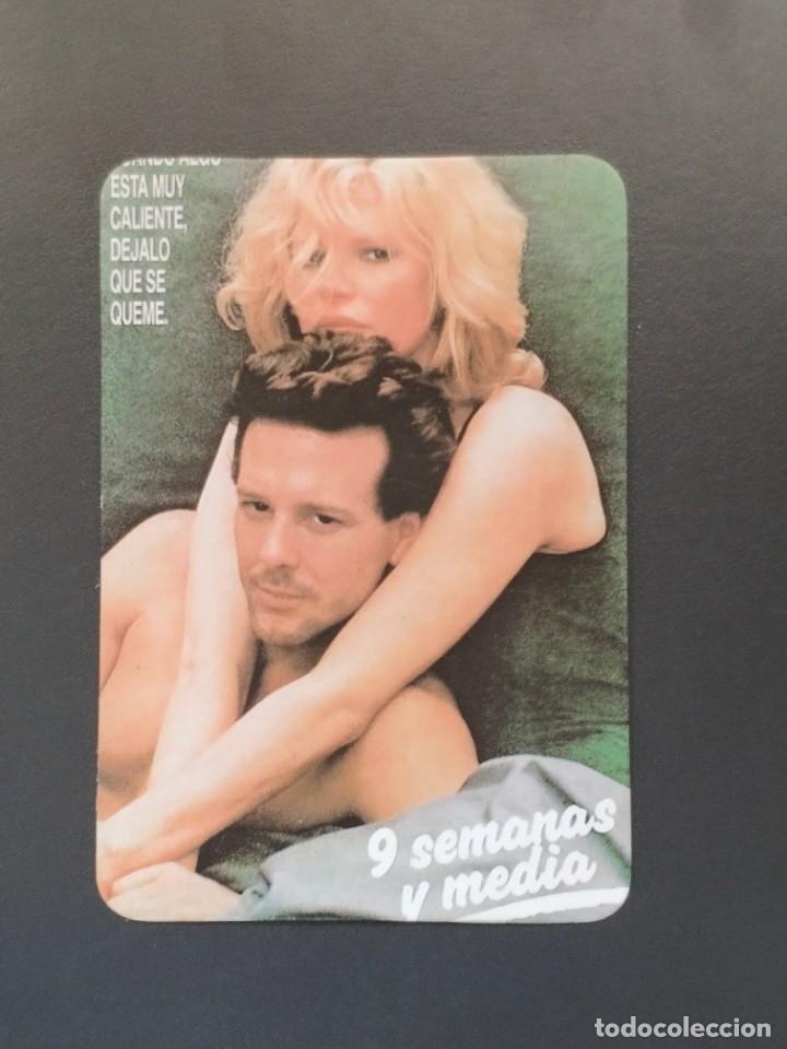 Colecionismo Calend&aacute;rios: VCK 2551 Calendario Bolsillo - A&Ntilde;O 1989 - 9 SEMANAS Y MEDIA - CAR&Aacute;TULA CINE SERIE ED 349