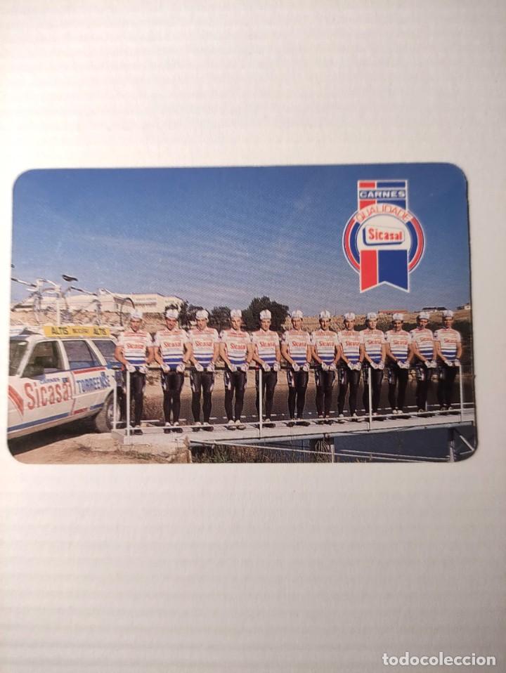 Coleccionismo Calendarios: CALENDARIO BOLSILLO . CICLISMO ** CARNES SICASAL 1989 . T2
