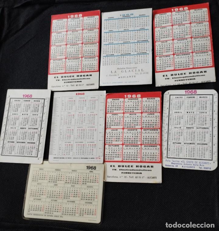 Coleccionismo calendarios: lote de 8 calendarios de bolsillo de 1968 - Foto 4