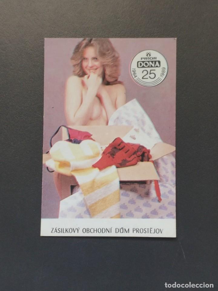 Colecionismo Calend&aacute;rios: VCK 2630 Calendario Bolsillo - A&Ntilde;O 1989 - PUBLICIDAD MUJER CHICA - REP&Uacute;BLICA CHECA